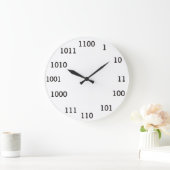 Grande Horloge Ronde Clock binaire (Maison)