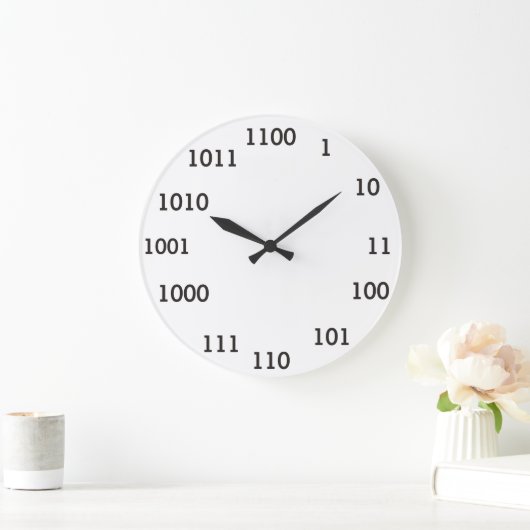 Grande Horloge Ronde Clock binaire (Maison)