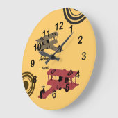 Grande Horloge Ronde Clock biplanes (Angle)