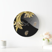 Grande Horloge Ronde Clock Bling Wall (Maison)