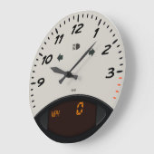 Grande Horloge Ronde Clock Carrera (Angle)