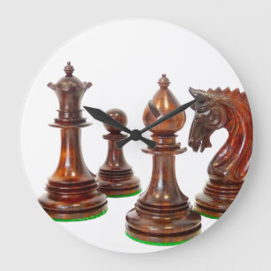 Grande Horloge Ronde Clock Chess