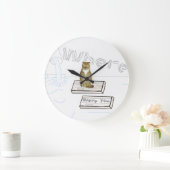 Grande Horloge Ronde clock Clony pet | (Maison)