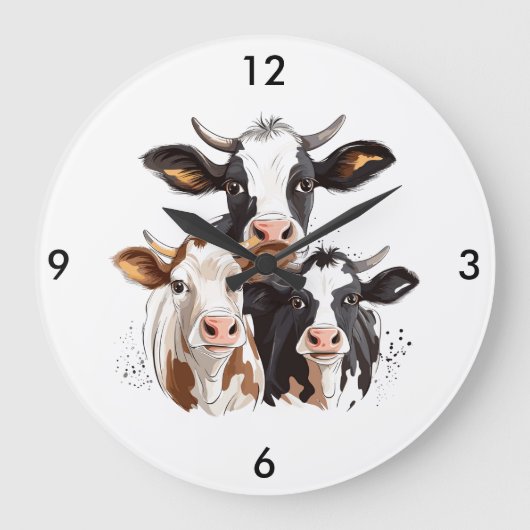 Grande Horloge Ronde Clock Cow (Recto)