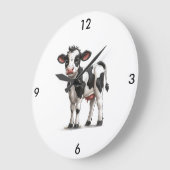 Grande Horloge Ronde Clock Cow (Angle)