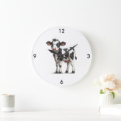 Grande Horloge Ronde Clock Cow (Maison)