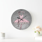 Grande Horloge Ronde Clock de Ballerina (Maison)