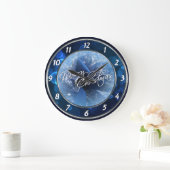 Grande Horloge Ronde Clock de Christmas (Maison)