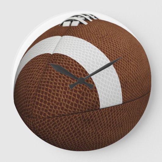 Grande Horloge Ronde Clock de football (Recto)
