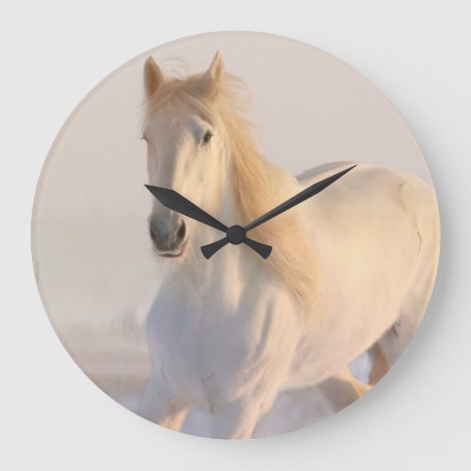 Grande Horloge Ronde Clock de Horse (Recto)