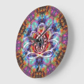 Grande Horloge Ronde Clock de Incandescence (Angle)