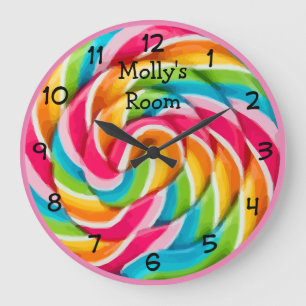 Grande Horloge Ronde Clock de Kids