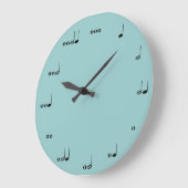 Grande Horloge Ronde Clock de la musique originale (Angle)
