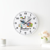 Grande Horloge Ronde Clock de Laundry Room (Maison)