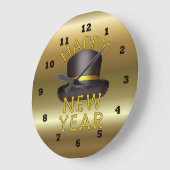 Grande Horloge Ronde Clock de New Year (Angle)