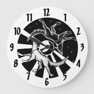 Grande Horloge Ronde Clock de Sun and Moon