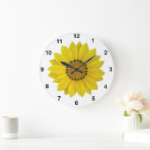 Grande Horloge Ronde Clock de Sunflower (Maison)
