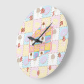 Grande Horloge Ronde Clock de Sweet Cravings (Angle)