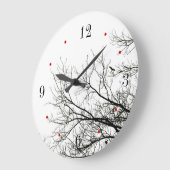 Grande Horloge Ronde Clock de Trees (Angle)