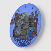 Grande Horloge Ronde Clock de Vancouver (Angle)