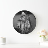 Grande Horloge Ronde Clock de Virgin Mary Madonna (Maison)