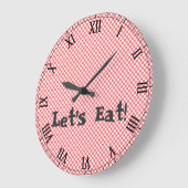 Grande Horloge Ronde Clock de Wall Clock (Angle)