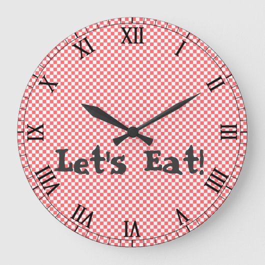 Grande Horloge Ronde Clock de Wall Clock (Recto)