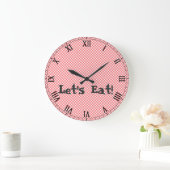 Grande Horloge Ronde Clock de Wall Clock (Maison)