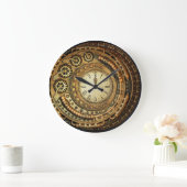 Grande Horloge Ronde Clock de Wall Steampunk (Maison)