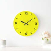 Grande Horloge Ronde Clock de Yellow (Maison)