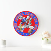 Grande Horloge Ronde Clock Donald Trump (Maison)