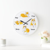 Grande Horloge Ronde Clock du Corgi Times (Maison)