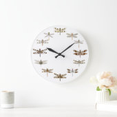 Grande Horloge Ronde Clock du Dragonfly (Maison)