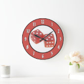 Grande Horloge Ronde Clock Gambling Dice (Maison)
