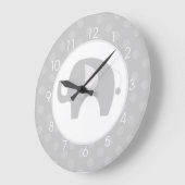 Grande Horloge Ronde Clock Gray (Angle)
