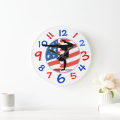 Grande Horloge Ronde Clock Gymnastic (Maison)