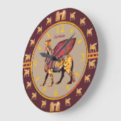 Grande Horloge Ronde Clock Lamassu (Angle)