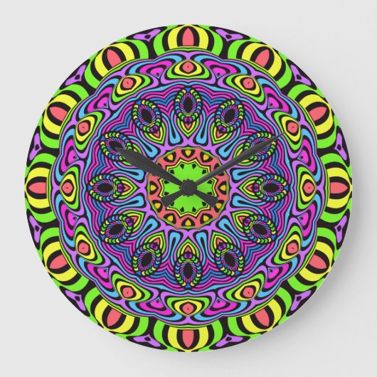 Grande Horloge Ronde Clock Mandala (Recto)