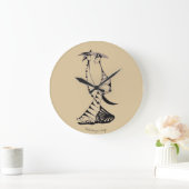 Grande Horloge Ronde Clock moderne (Maison)