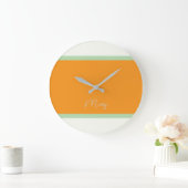 Grande Horloge Ronde Clock moderne (Maison)