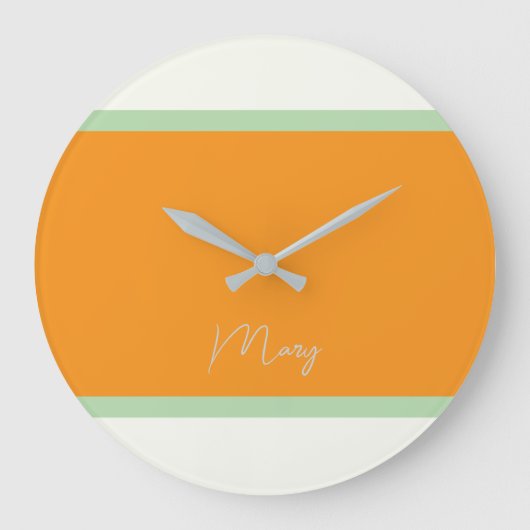 Grande Horloge Ronde Clock moderne (Recto)
