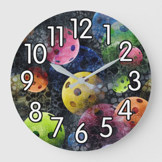 Grande Horloge Ronde Clock Multicolor (Recto)