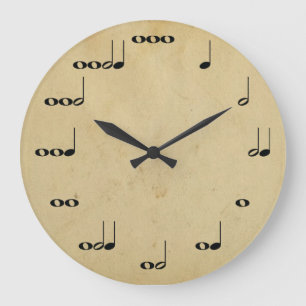 Grande Horloge Ronde Clock Musician