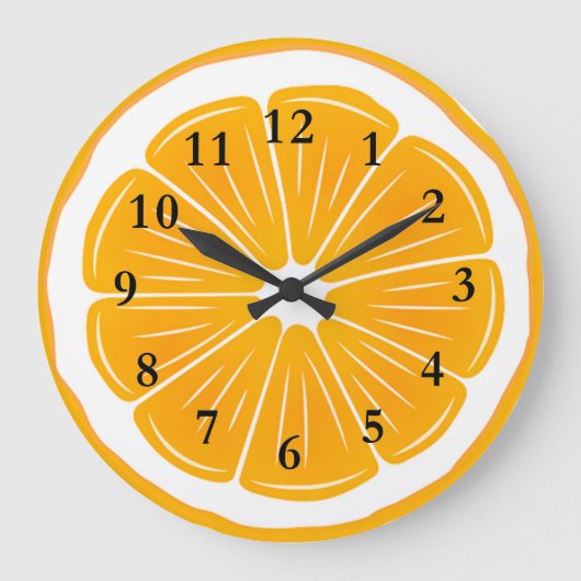 Grande Horloge Ronde Clock Orange Slice (Recto)