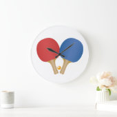 Grande Horloge Ronde Clock Ping Pong (Maison)