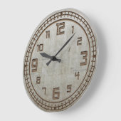 Grande Horloge Ronde Clock Steampunk (Angle)