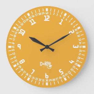 Grande Horloge Ronde CLOCK TILDE variation numérique 125 S3 pomme