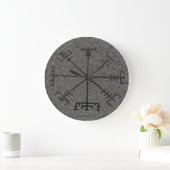 Grande Horloge Ronde Clock Wall Compass (Maison)