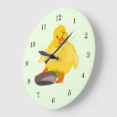 Grande Horloge Ronde Clock Yellow (Angle)