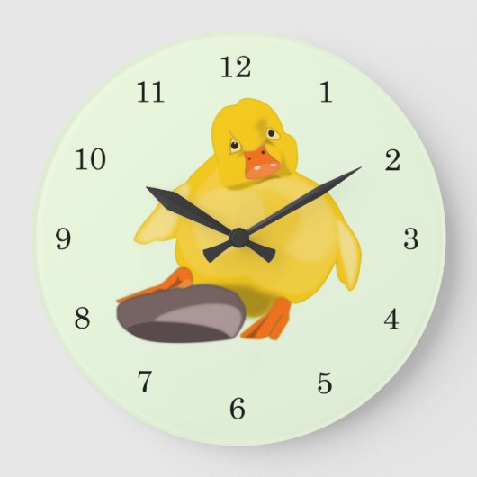 Grande Horloge Ronde Clock Yellow (Recto)